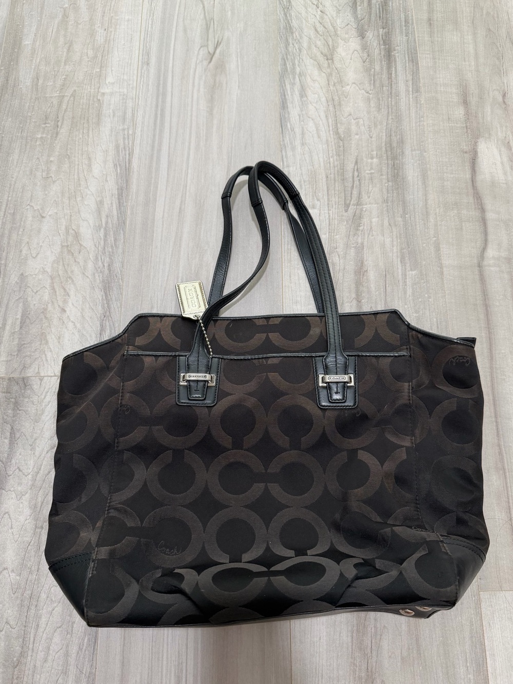 Vintage coach tote bag